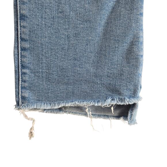 Mother Jeans Womens 29 Insider Crop Step Fray Limited Edition Designer USA Flaw - Picture 5 of 14